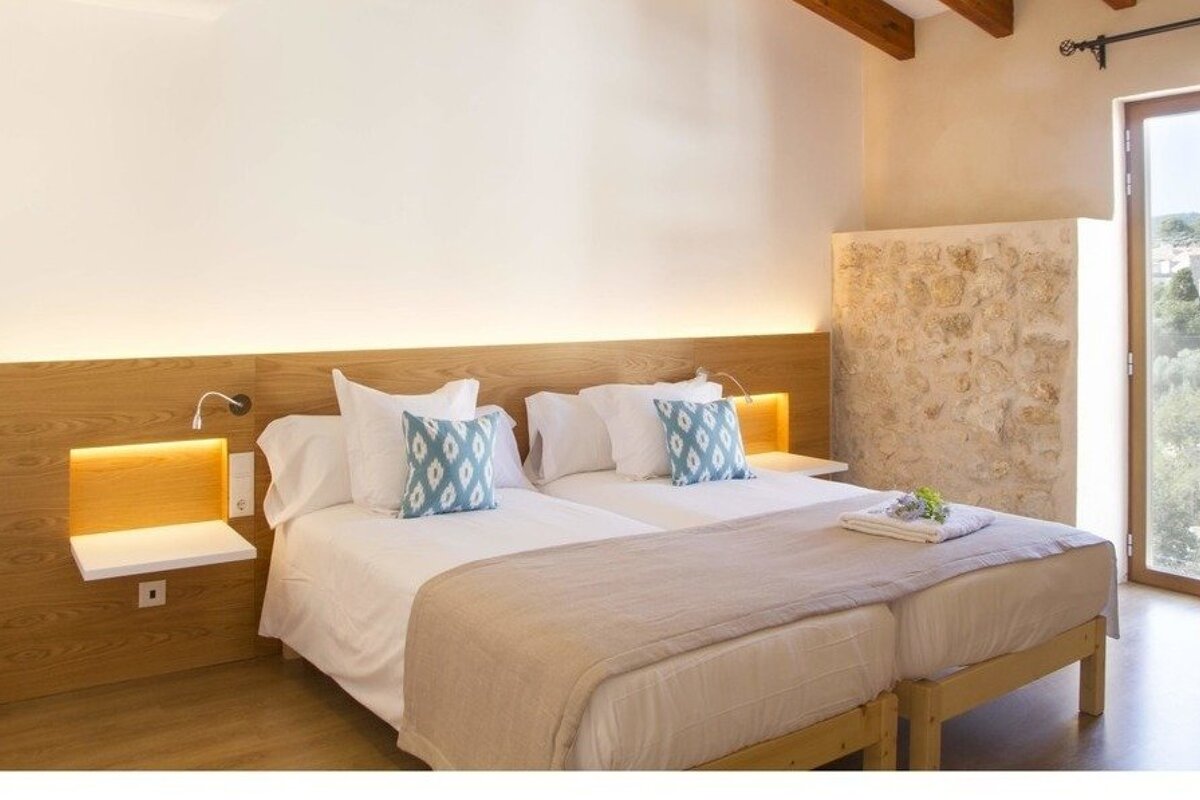 Can Cota Hotel, Selva double bedroom