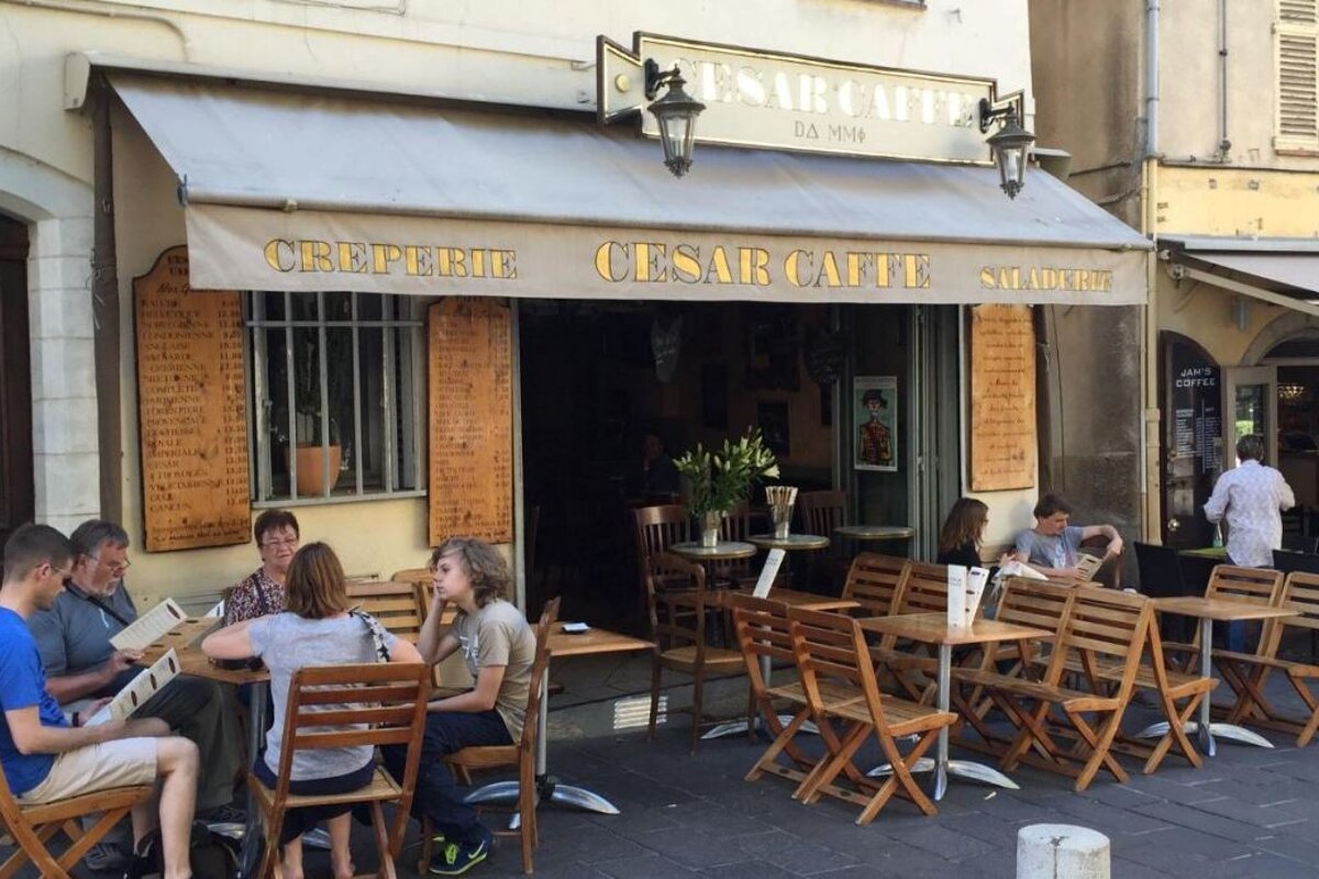 Cesar Caffe, Antibes restaurant terrasse