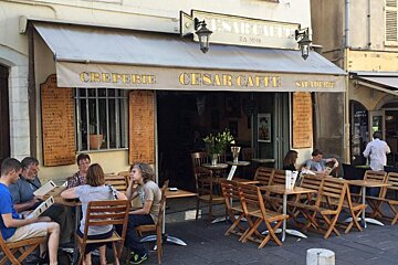 Cesar Caffe, Antibes restaurant terrasse