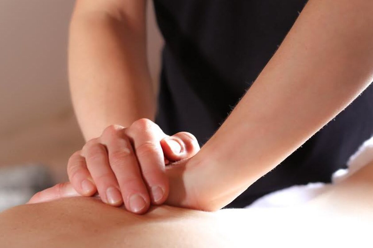 someone having a massage