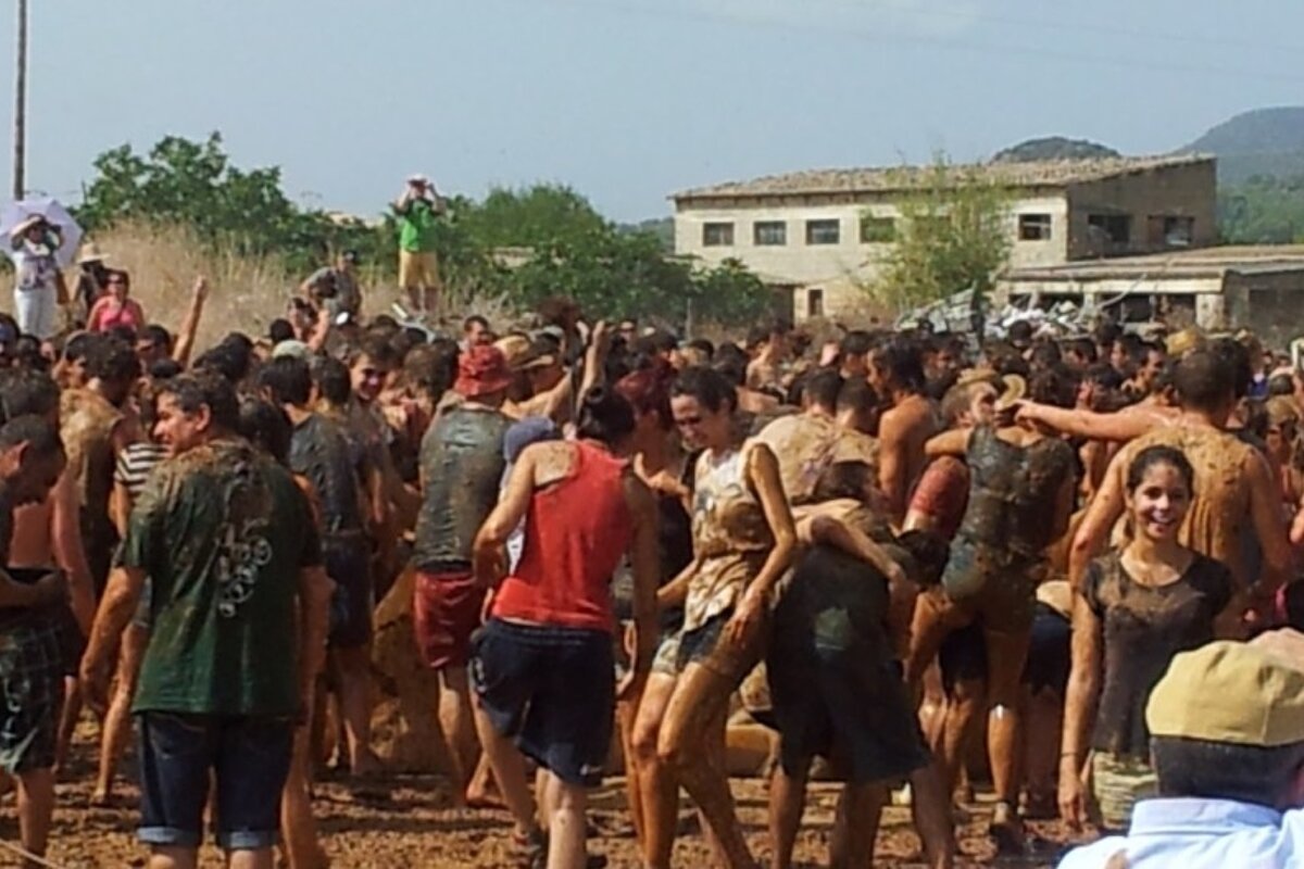 Grapes and mud!
