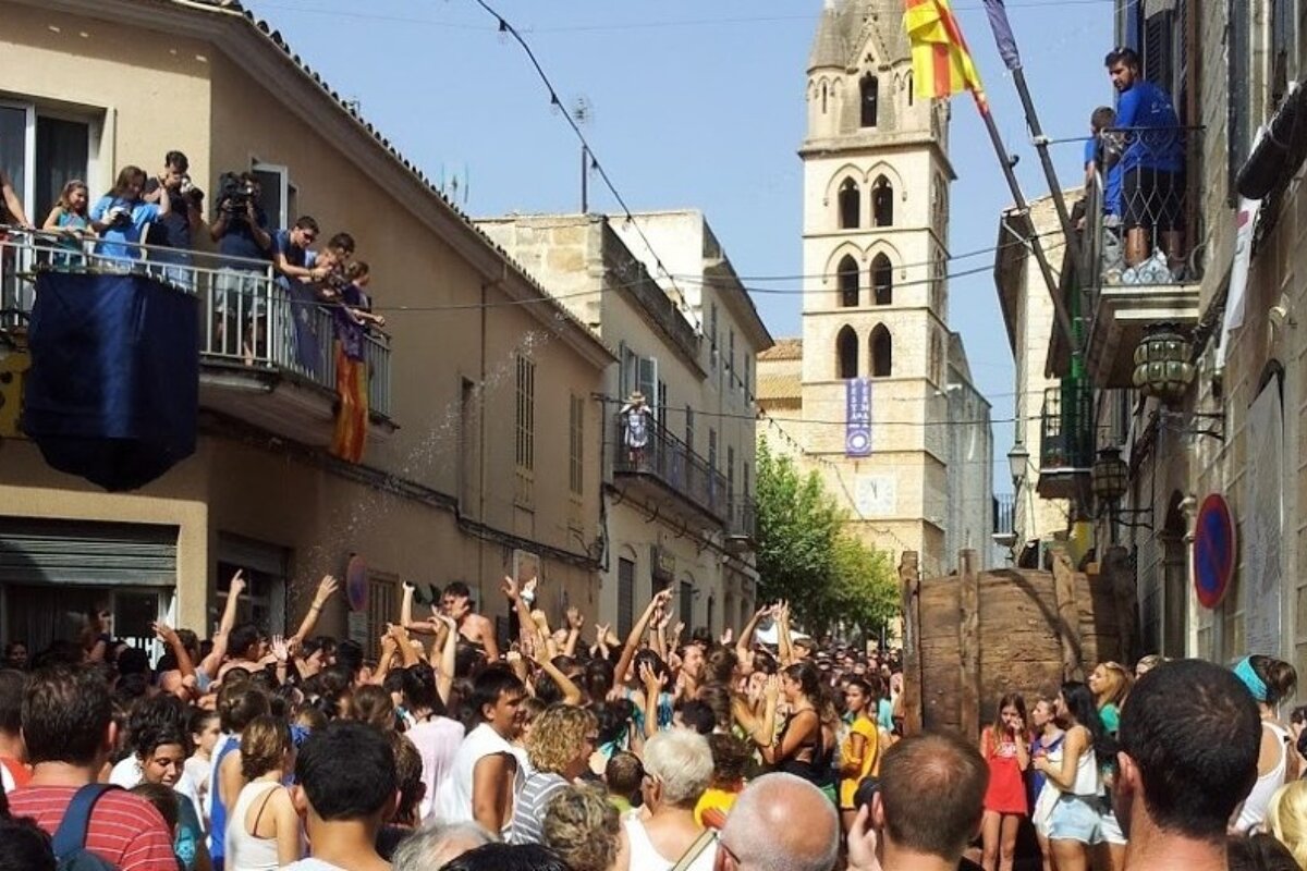 Dancing in the streets of Binissalem