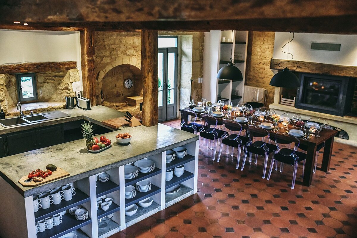 Le Mas Villa, Dordogne kitchen