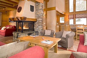Le Torrent Chalet, La Tania lounge