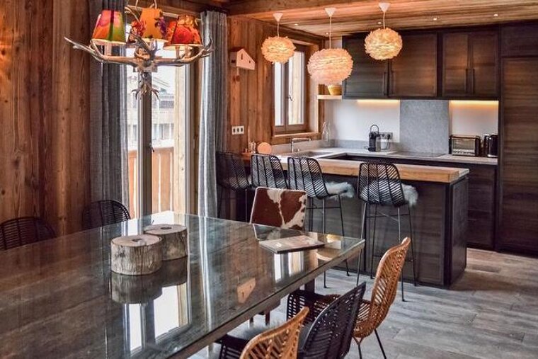 a lounge diner in an apartment for sale