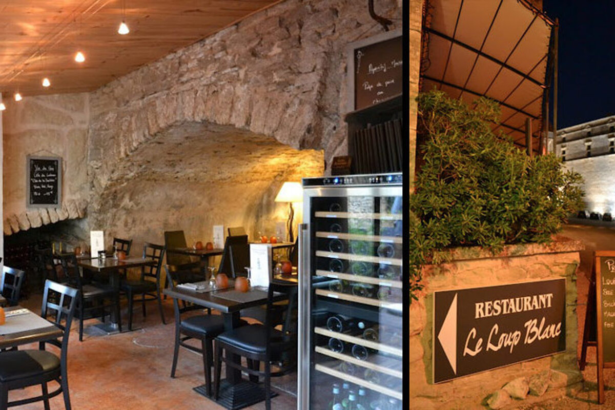 Le Loup Blanc, Gordes interior