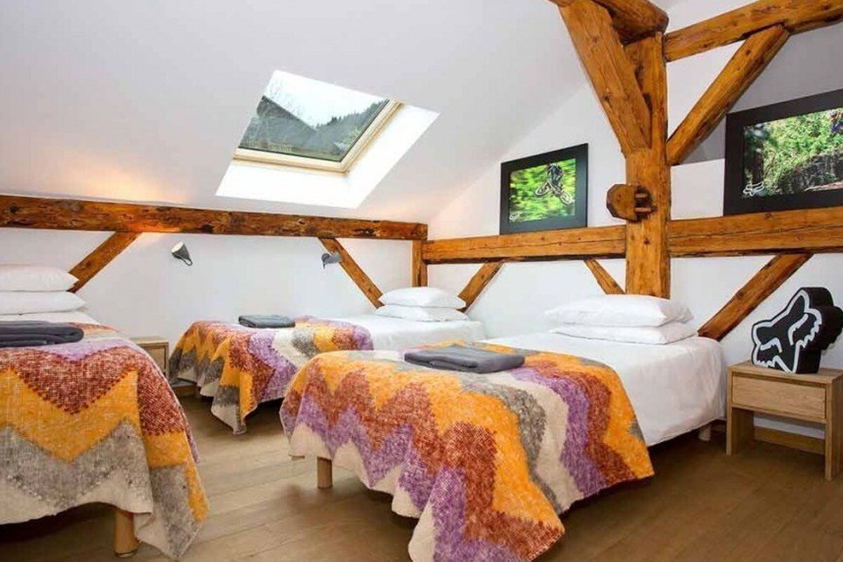 Hideout Hostel, Morzine bedroom