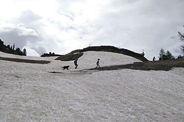 Chamonix hiking trail from Vallorcine to Le Tour