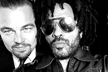 Dicaprio & Kravitz at Dicaprio Foundation gala 2017