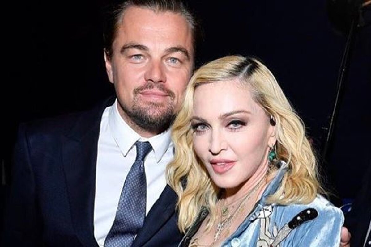 Madonna with Dicaprio at his foundations gala 2017