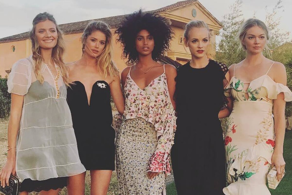 Doutzen Kroes & friends at Dicaprio Foundation gala 2017