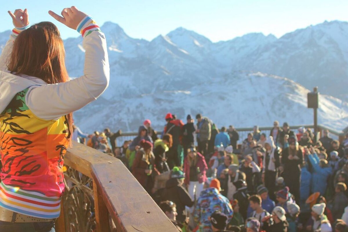 La Folie Douce, Alpe d'Huez terrace