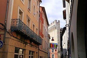 City walls over Carpentras