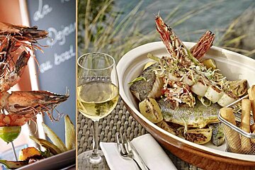 La Tonnelle Restaurant, Ile Saint-Honorat style of cuisine