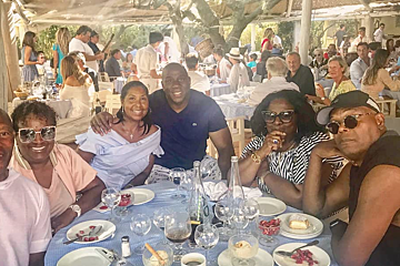 Star sightings at St Tropez's Club 55