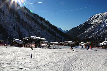 beginner ski area in chamonix