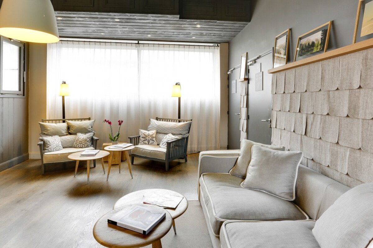 Faucigny Hotel, Chamonix lobby