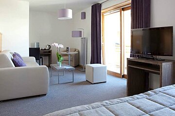 a picture of a hotel suite at L'Alpenrose Hotel, Alpe d'Huez