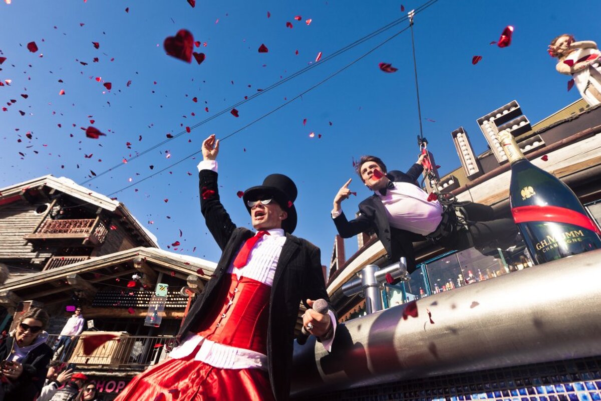 La Folie Douce, Val d'Isere terrace