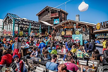 La Folie Douce, Val d'Isere terrace
