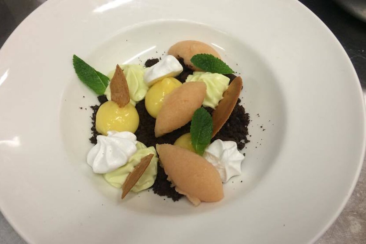 Le Diable au Coeur Restaurant, Les Deux Alpes dessert