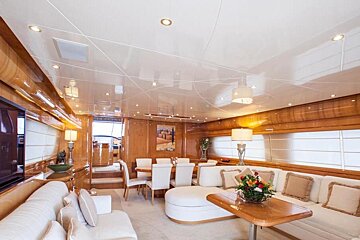 Technema 85' 26.5m Motor Yacht, Palma de Mallorca saloon
