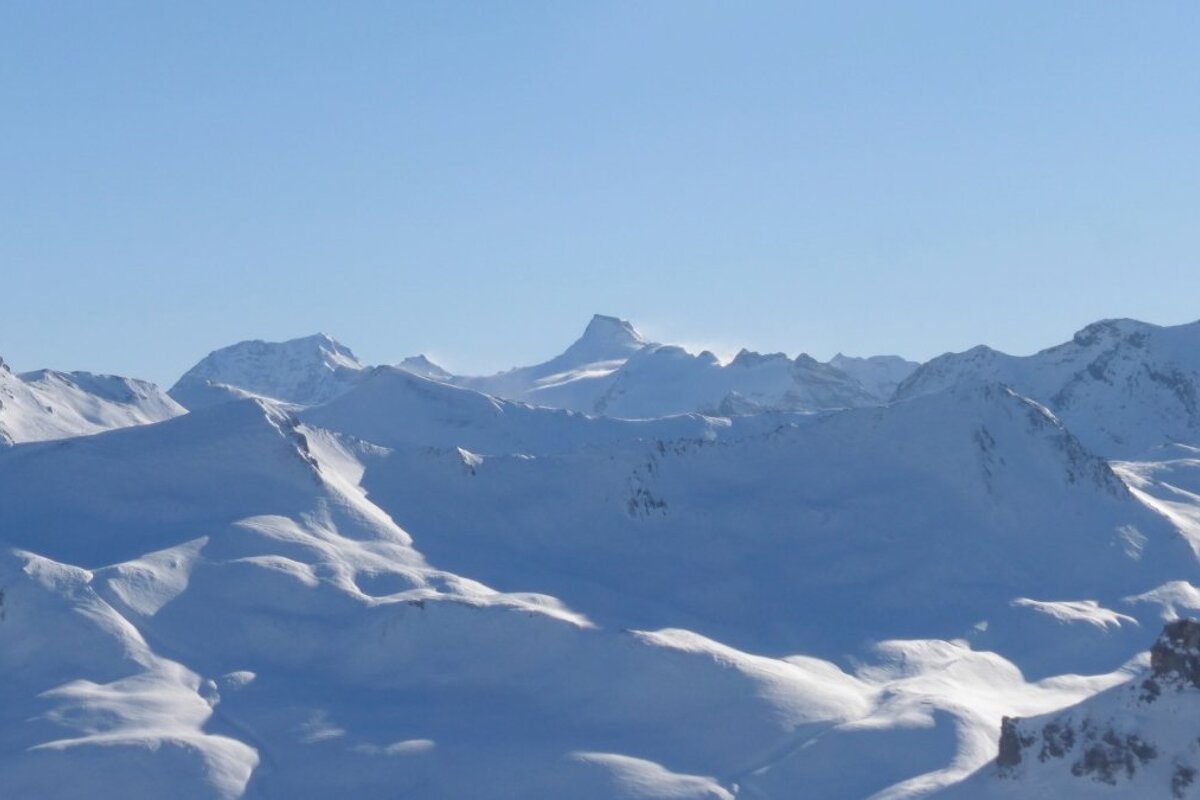 mountains in the espace killy