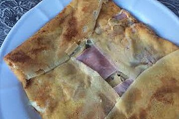 ham and cheese crepes