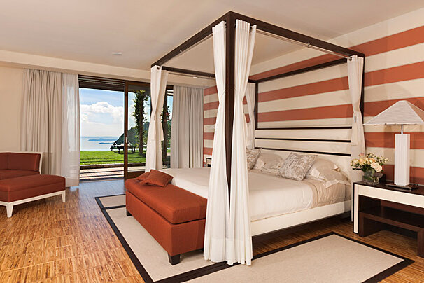 Lefay Resort Hotel, Gargnano double bedroom