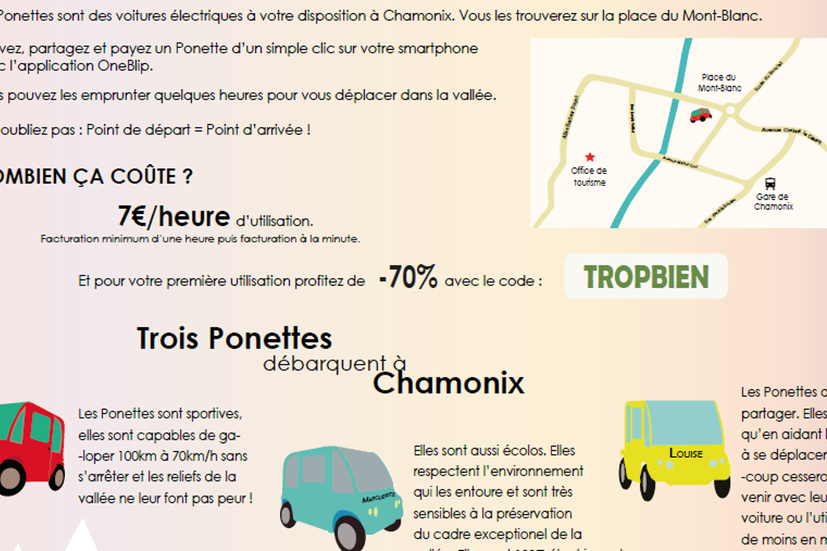 an infographioc for car hire in cham