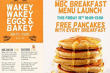 Breakfast Menu Launch at MBC, Chamonix Main Town