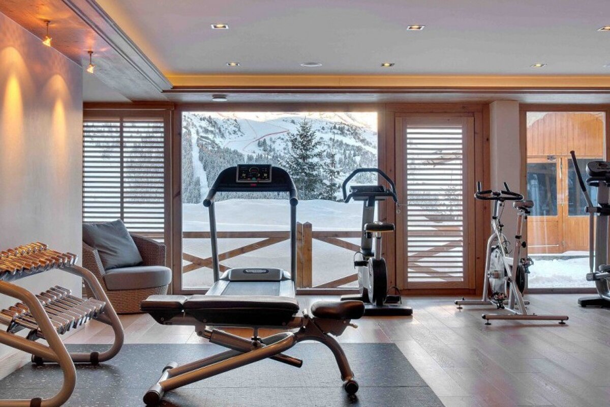 Hotel Allodis Spa, Meribel Rond Point / Altiport gym room