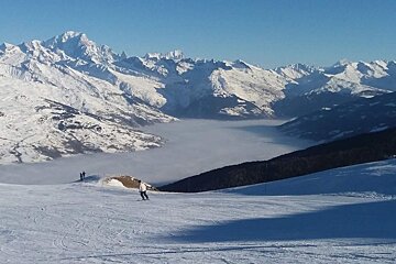 sea of clouds in la plagne