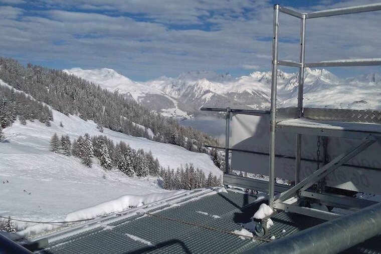 Riding La Plagne's Super Tyro