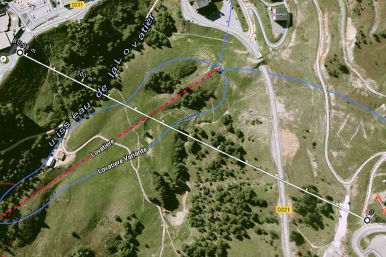 Riding La Plagne's Super Tyro