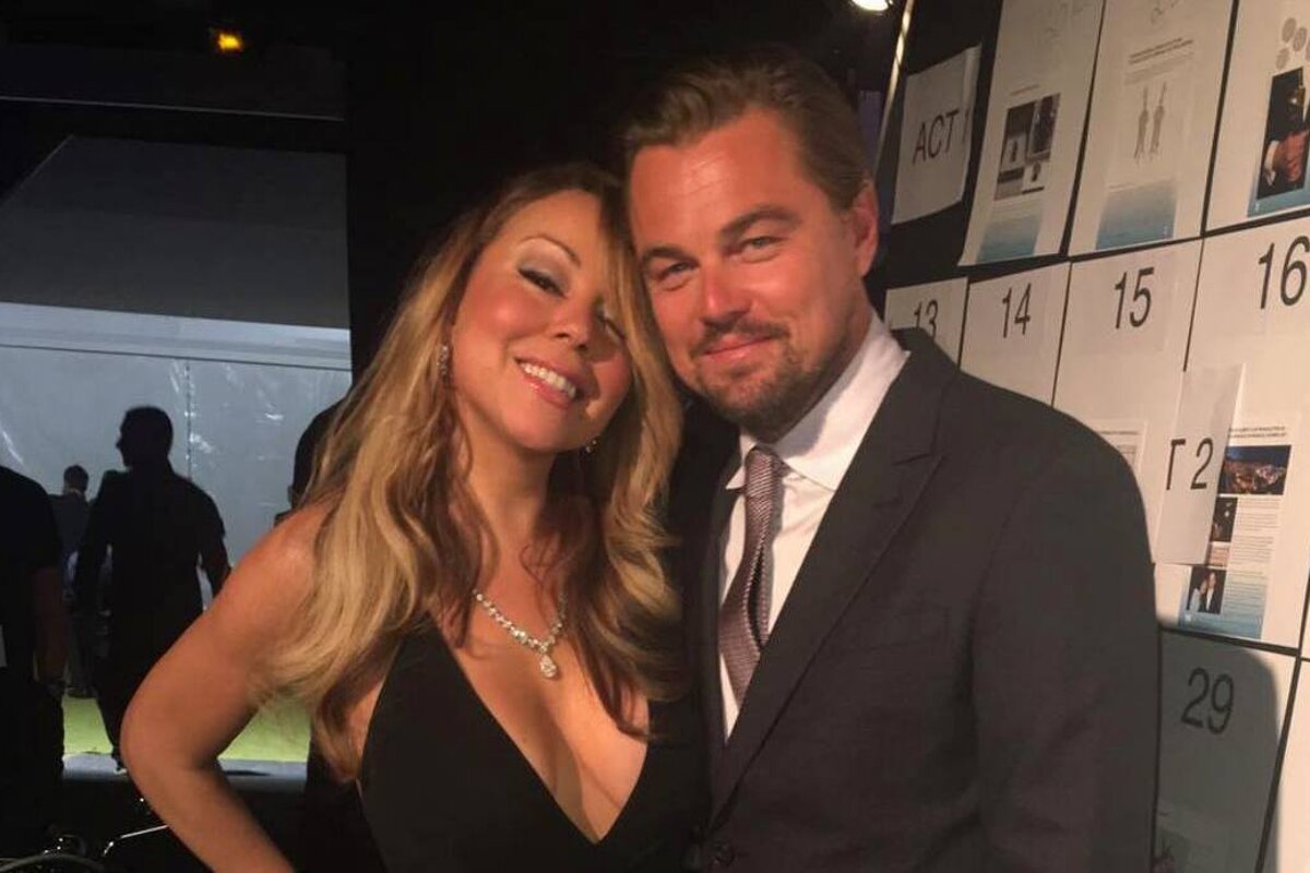 mariah carey & leo dicaprio in st tropez