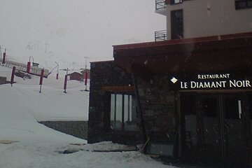a restaurant in les arcs