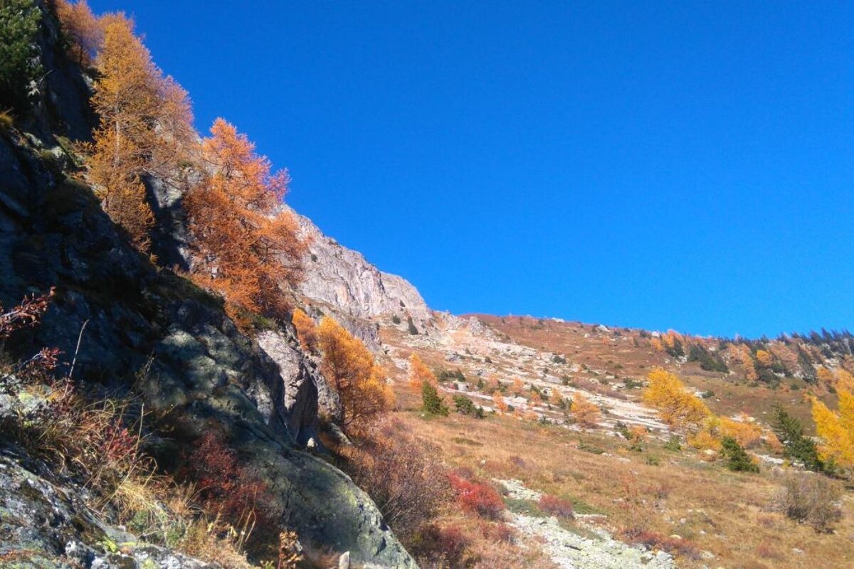 Hiking in Vallorcine near Chamonix Mont Blanc