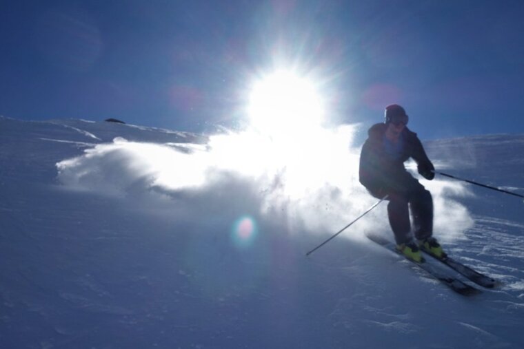 Sunny day after sunny day this week in Chamonix