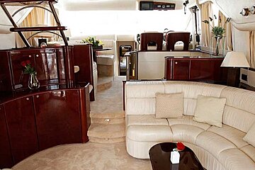 Princess 60' 19m Motor Yacht, Mallorca saloon