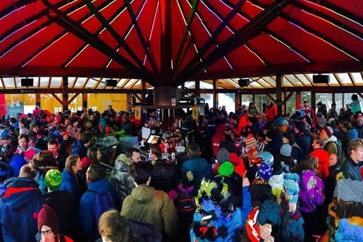 Umbrella Bar, Les Deux Alpes terrace