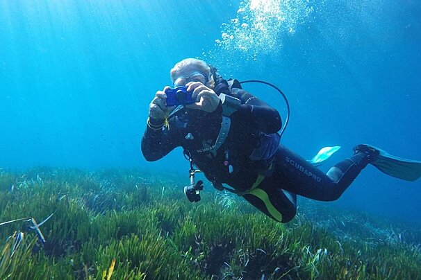 Anfibios Diving School, Playa d'en Bossa walking