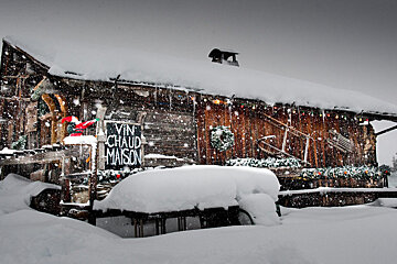 Les Vieilles Luges Restaurant, Les Houches exterior