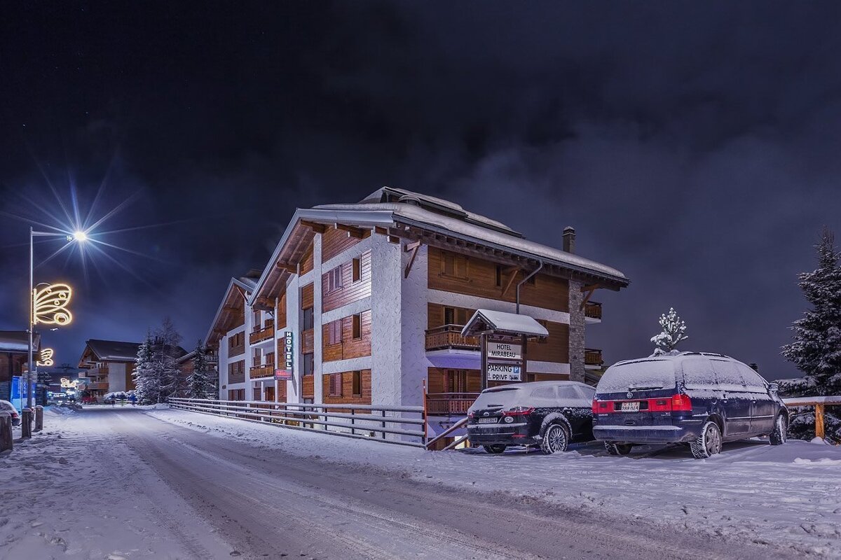 Mirabeau Hotel, Verbier exterior