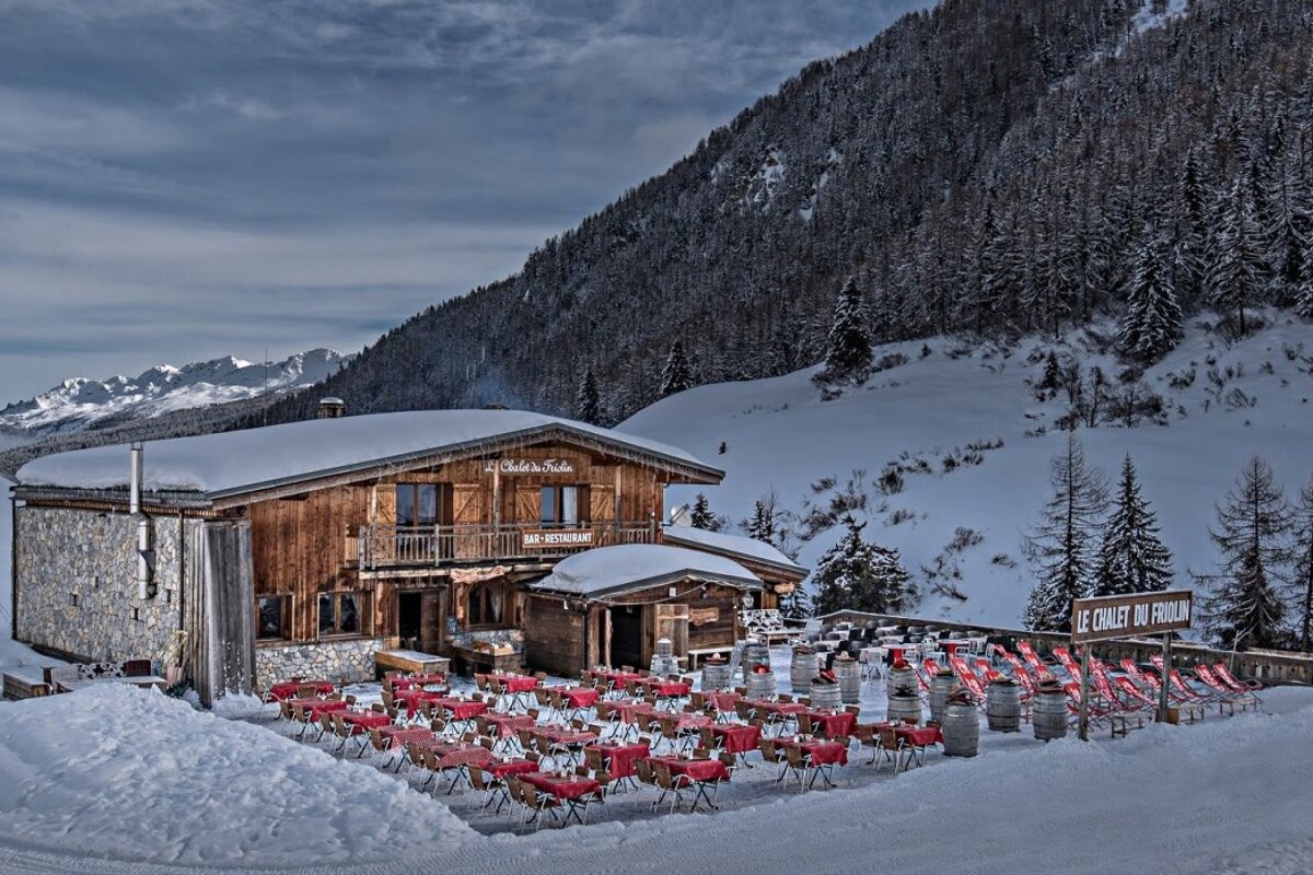 Le Chalet du Friolin Restaurant, Montchavin les Coches exterior