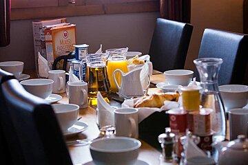 Caribou Chalet, Val Thorens dining area