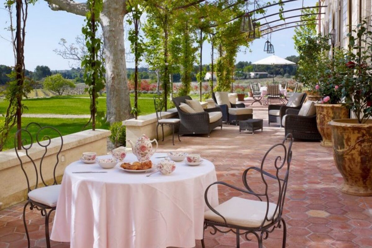 Chateau Gigognan B&B, Sorgues garden