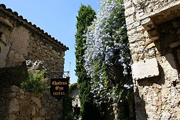 a hotel in Eze village near Nice