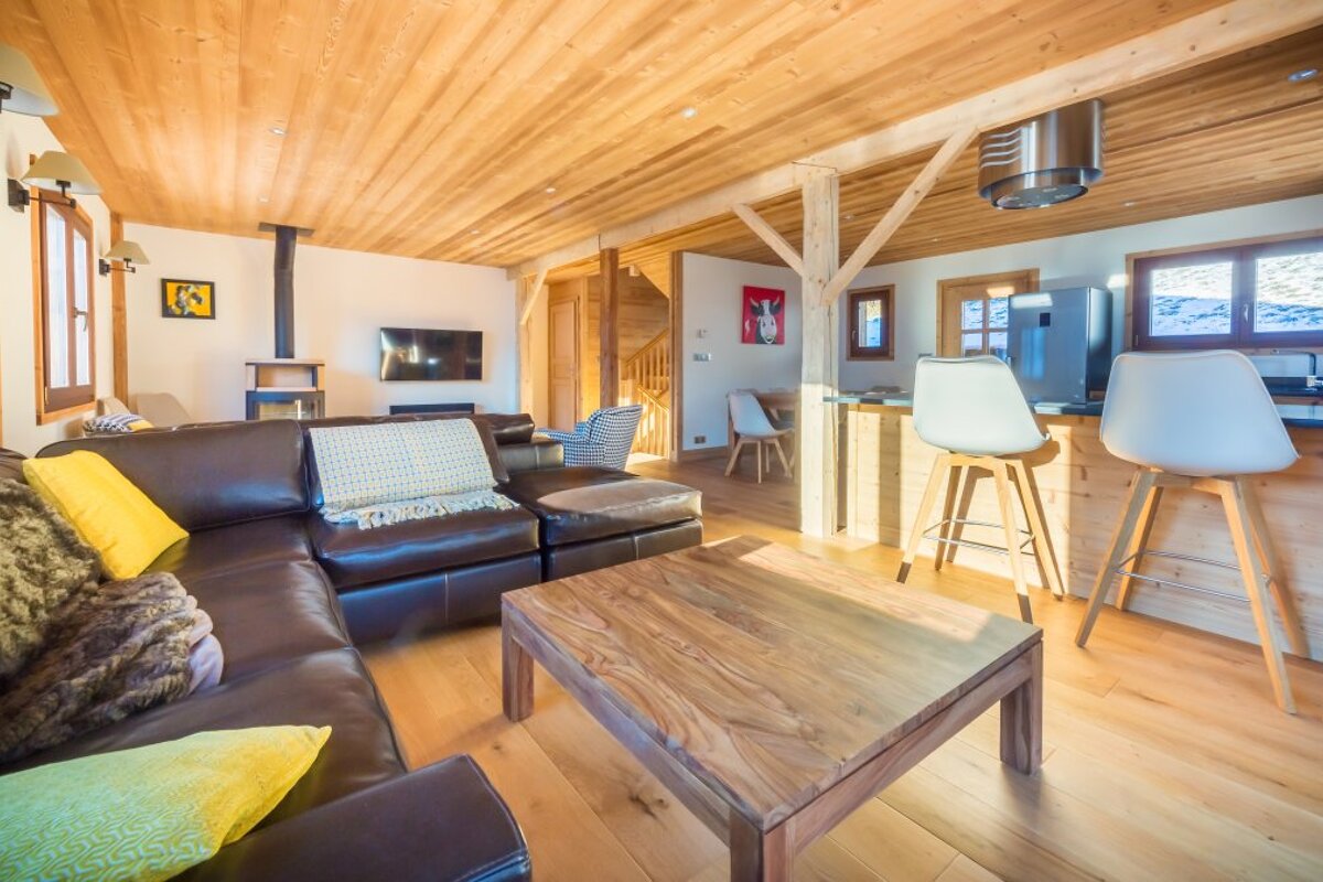 Mont Calm Chalet, Morzine lounge