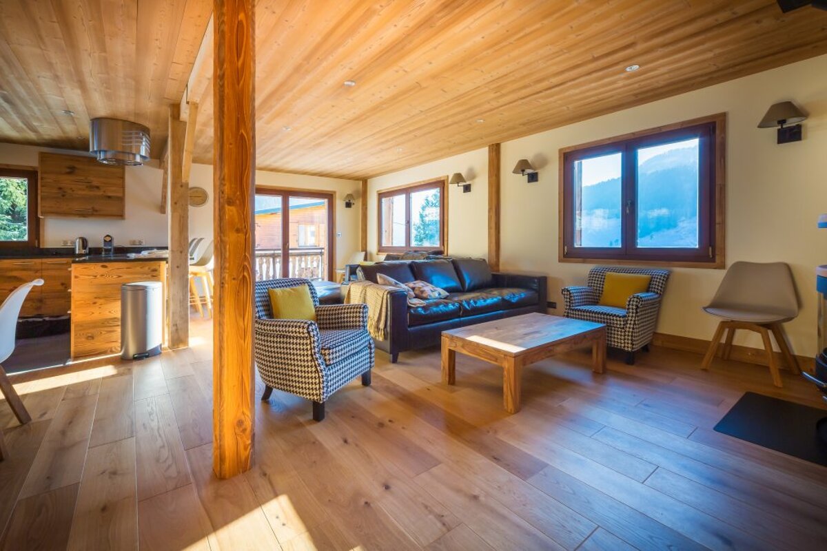 Mont Calm Chalet, Morzine lounge
